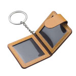 Leather Photo Frame Keychain